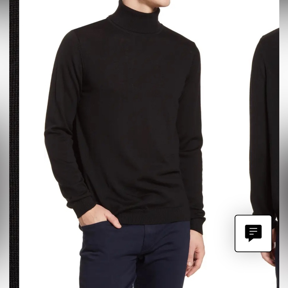 WAX LONDON STERLING WOOL TURTLENECK